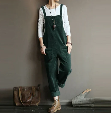 Orianne:  Lockerer Cord-Overall