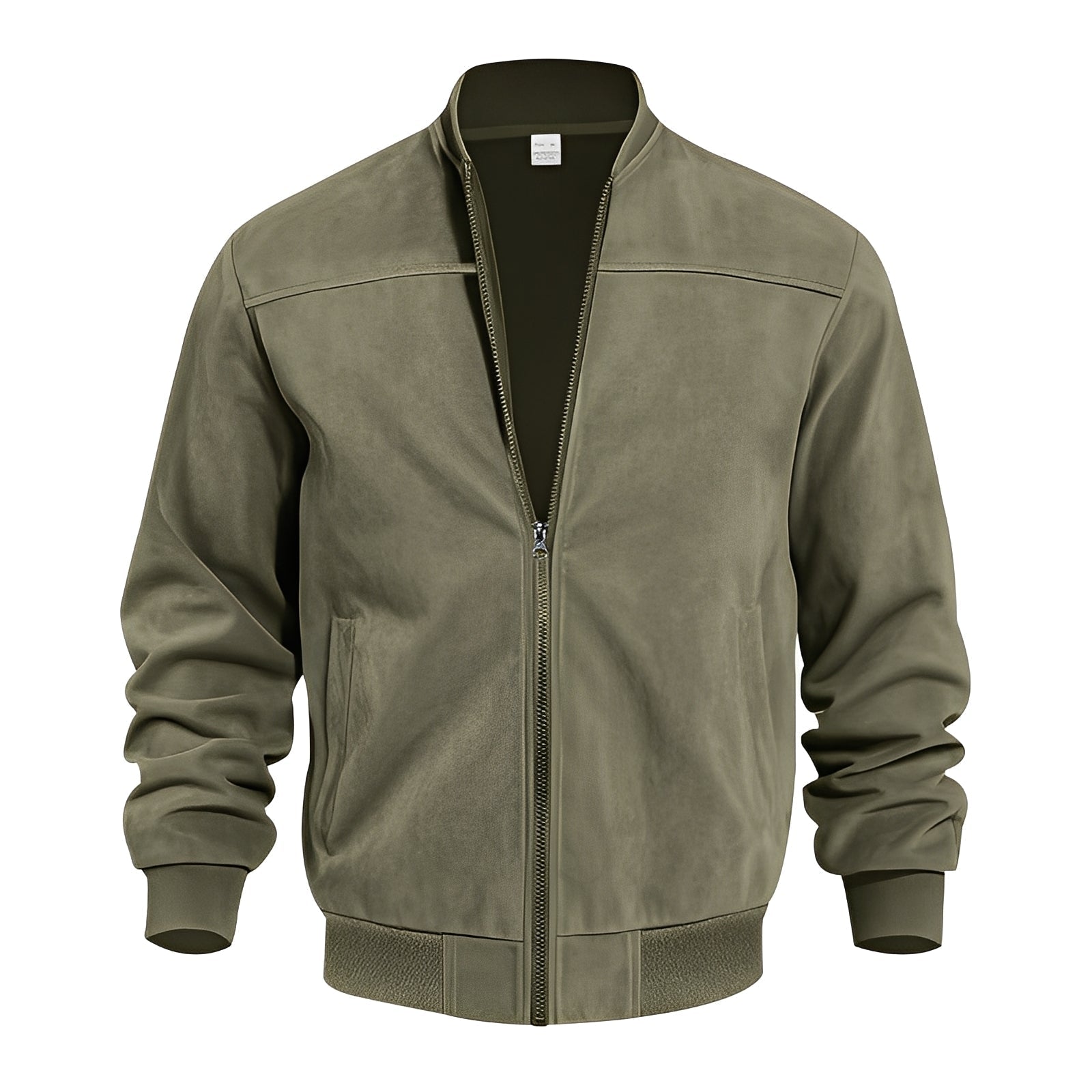 Krohn-e | Klassische, stilvolle Wildlederjacke für Männer