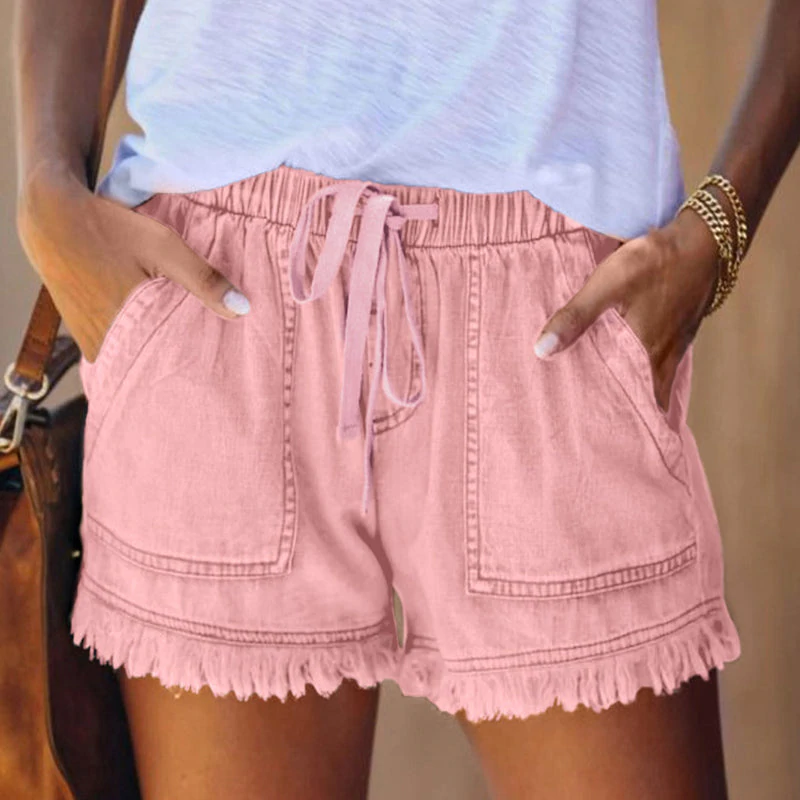 Trendige, hochtaillierte Denim-Shorts Tabitha für modebewusste Damen