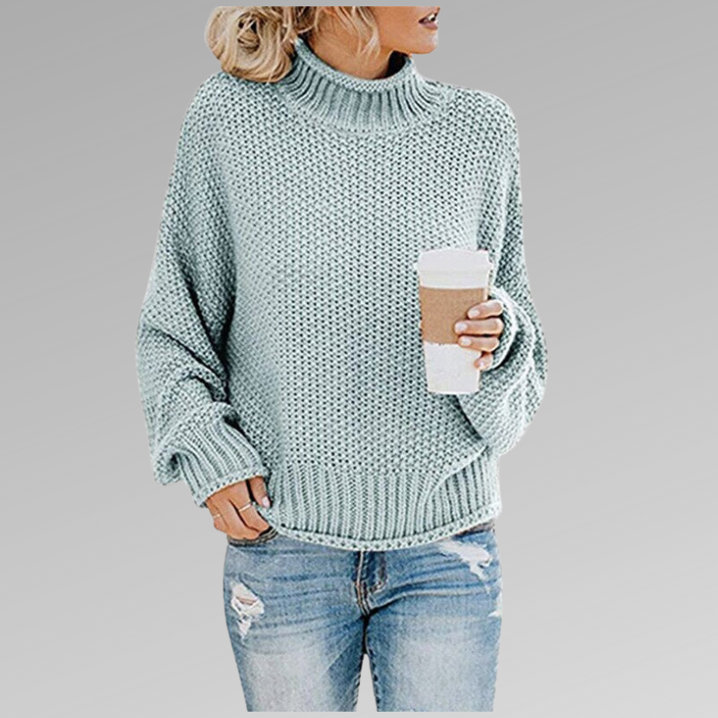 Krohn-e | Bequemer Strickpullover mit Langem Ärmel