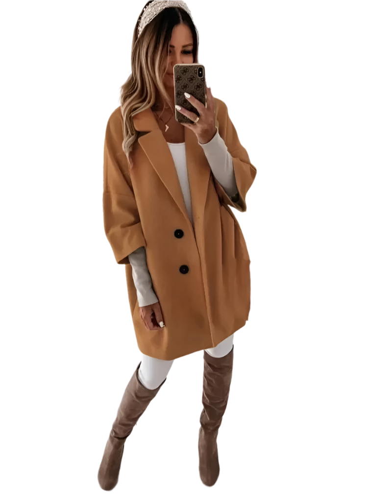 Krohn-e | Weit fallender Damen-Trenchcoat