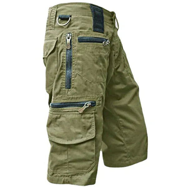 Kurze, funktionelle Cargoshorts für Herren