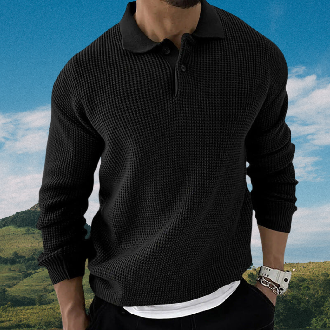 Krohn-e | Pullover mit Weicher Struktur