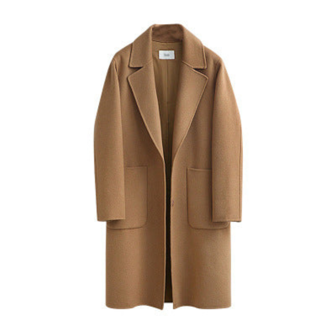 Krohn-e | Klassischer Winter Trenchcoat Für Damen Lang