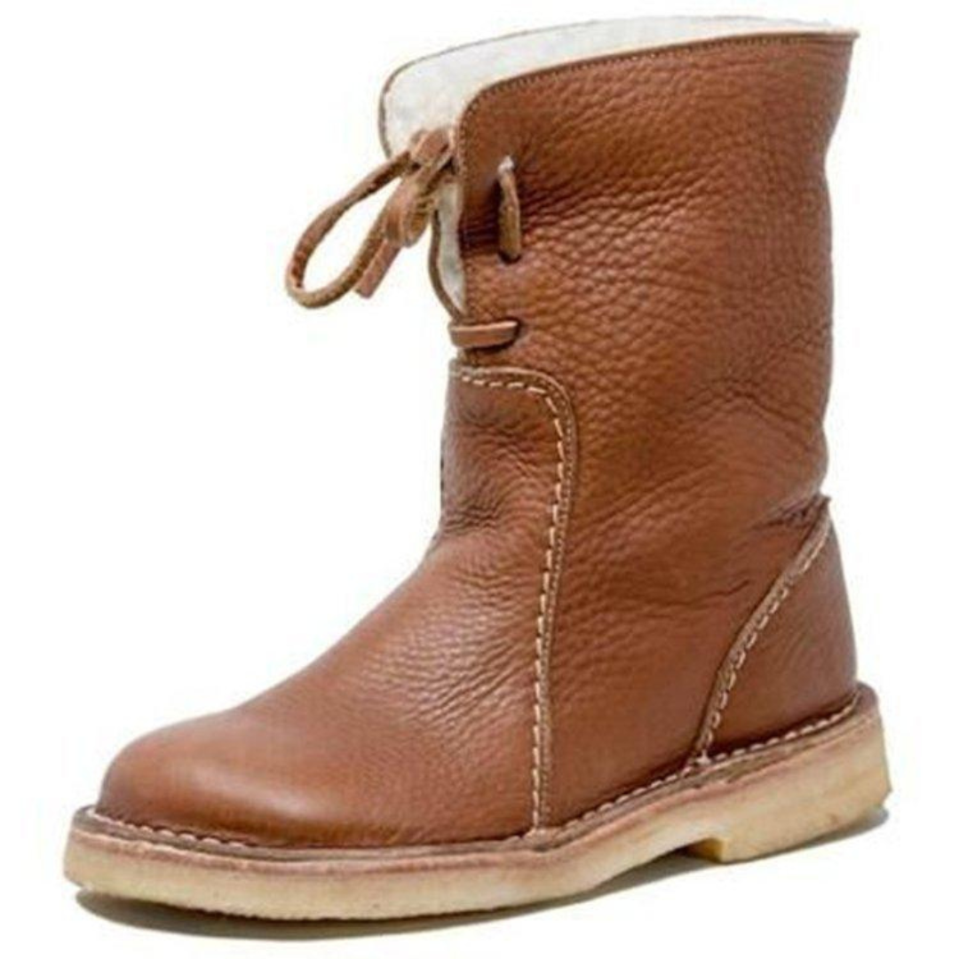 KROHN-E Damen Winterstiefel Wasserdicht Gefüttert Rutschfest