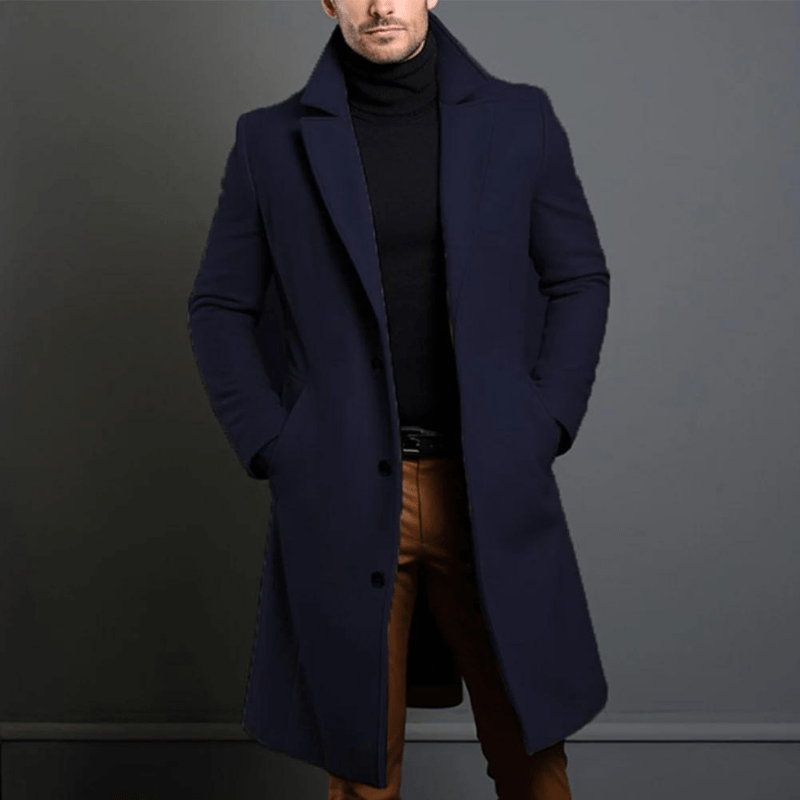 Krohn-e | Herren langer Wintermantel