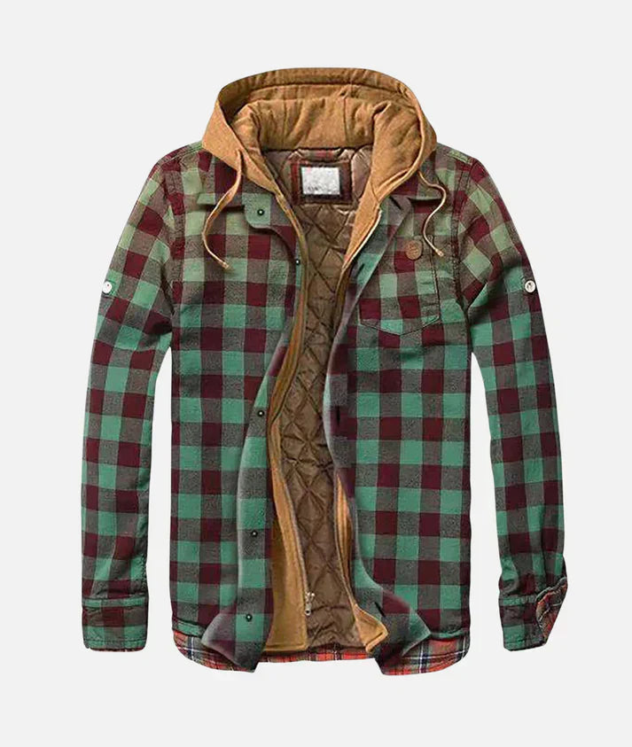 Krohn-e | Gepunktete Jacke mit Kapuze