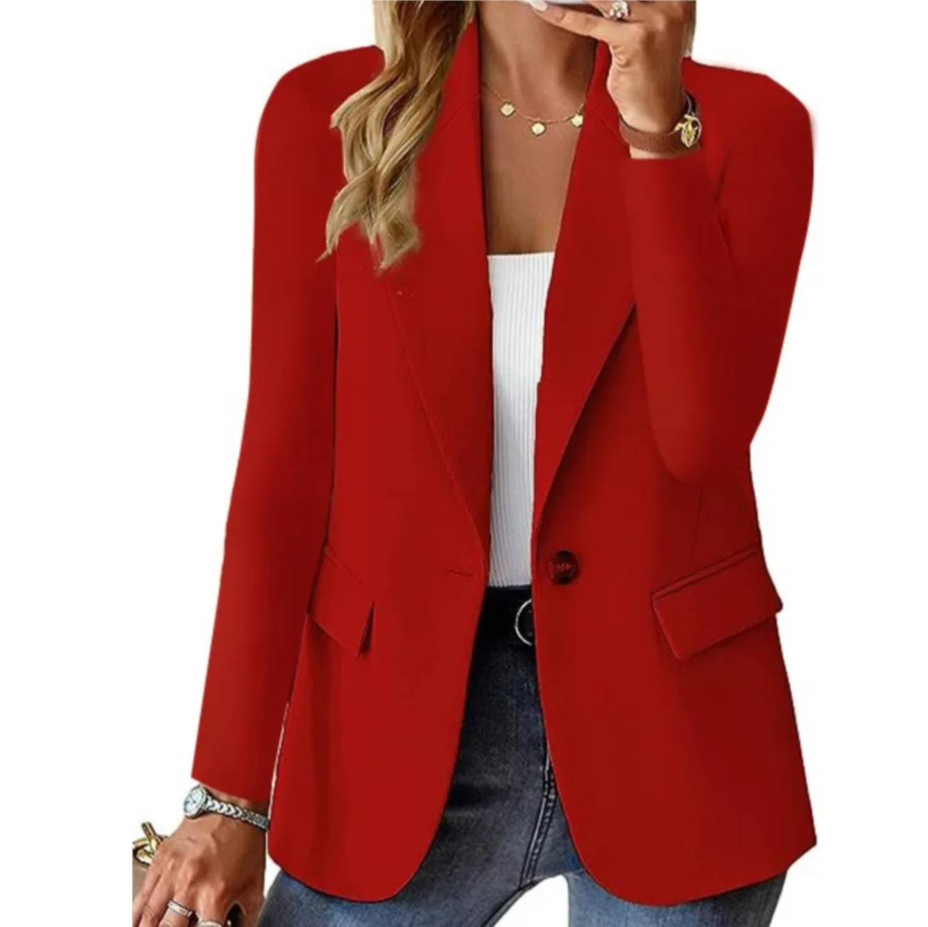 Krohn-e | Blazer Lange für Frauen Chic