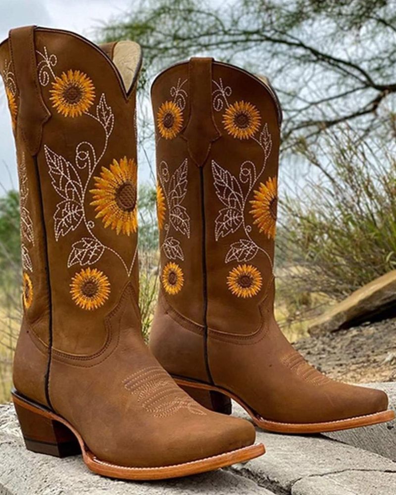 Krohn-e | Sonnenblumenstiefel