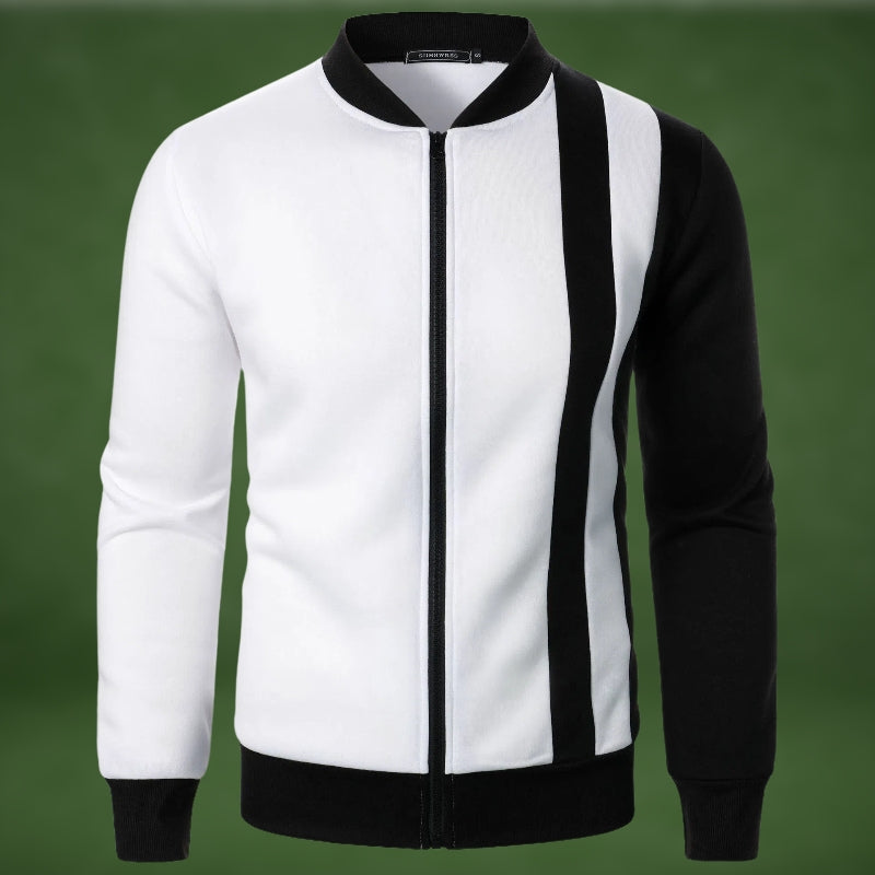 Krohn-e | Sportliches Sweatshirt mit Reißverschluss Polyester-mischung Dynamisches Design