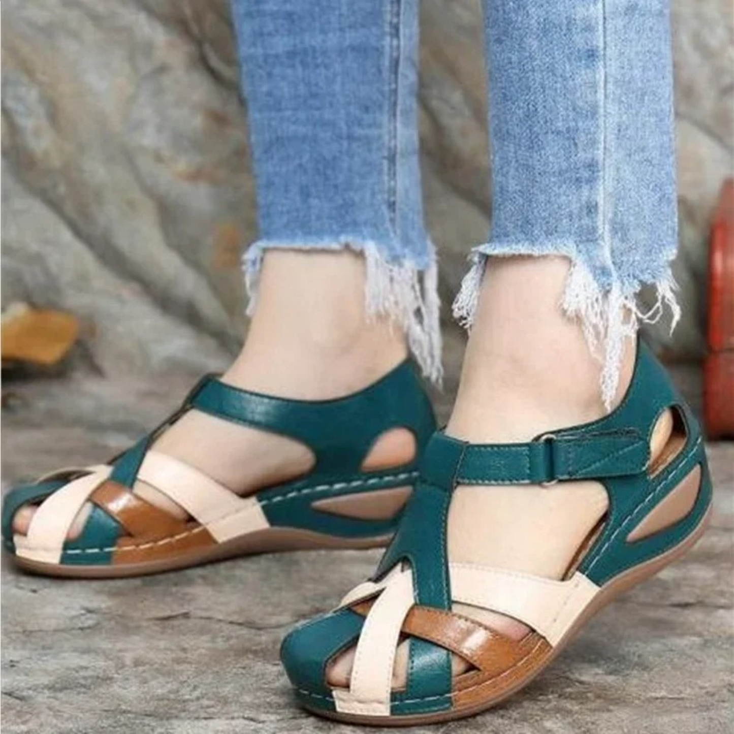 Damen-Sandalen Addie: Wasserfest
