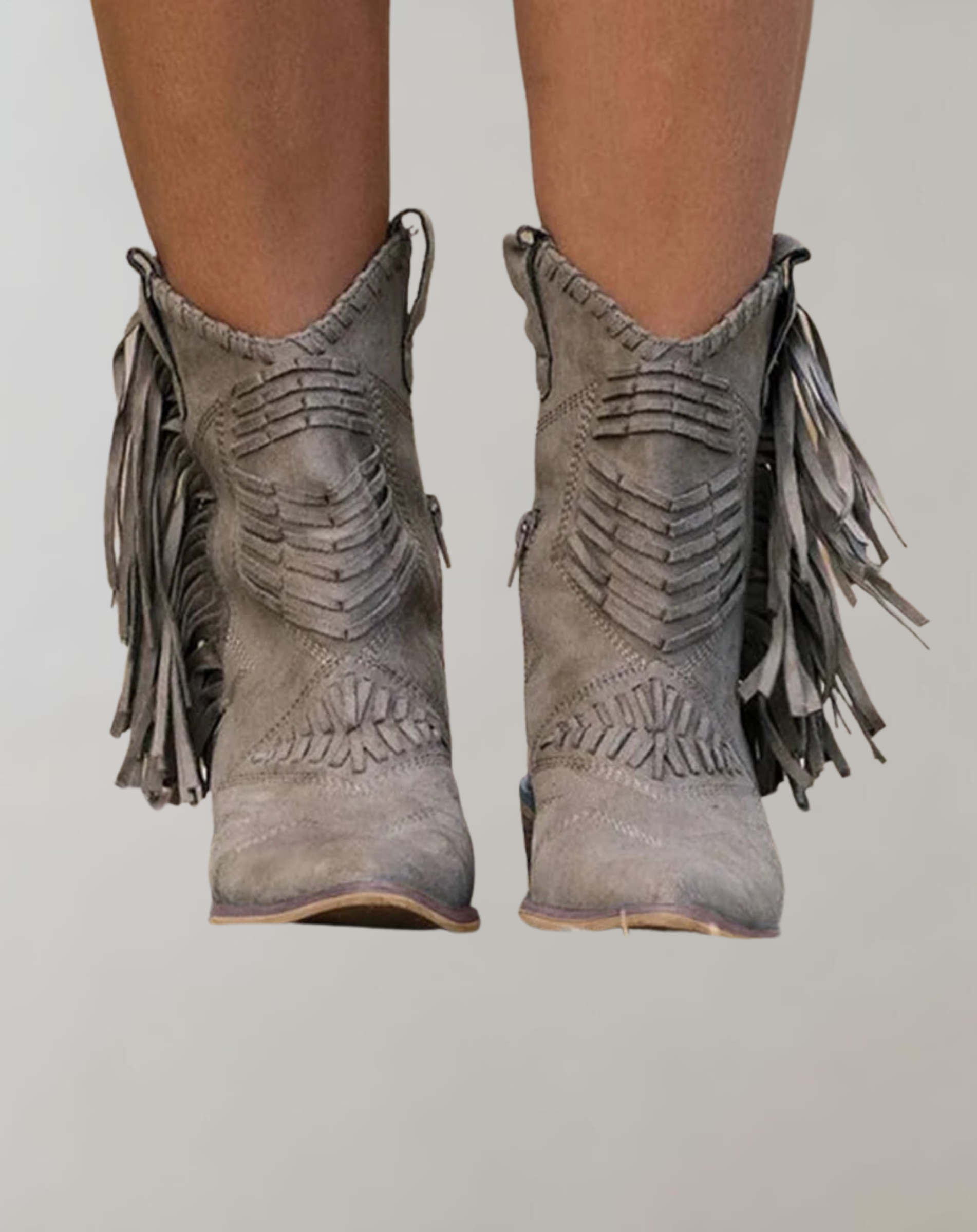Krohn-e | Mid-Tube-Fransenstiefel