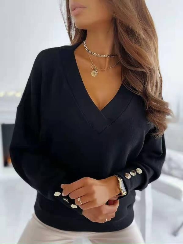 Krohn-e | Schicker Pullover mit V-Ausschnitt