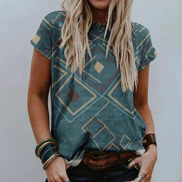 Fudus Oberteil mit Vintage-Druck