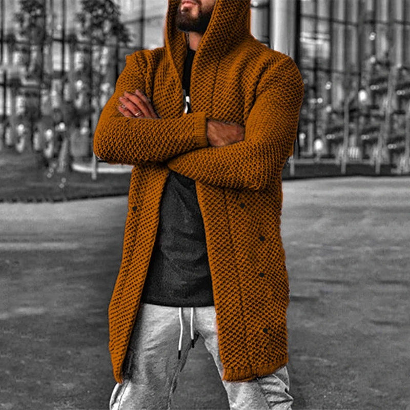 Krohn-e | Strickjacke mit Kapuze für Männer