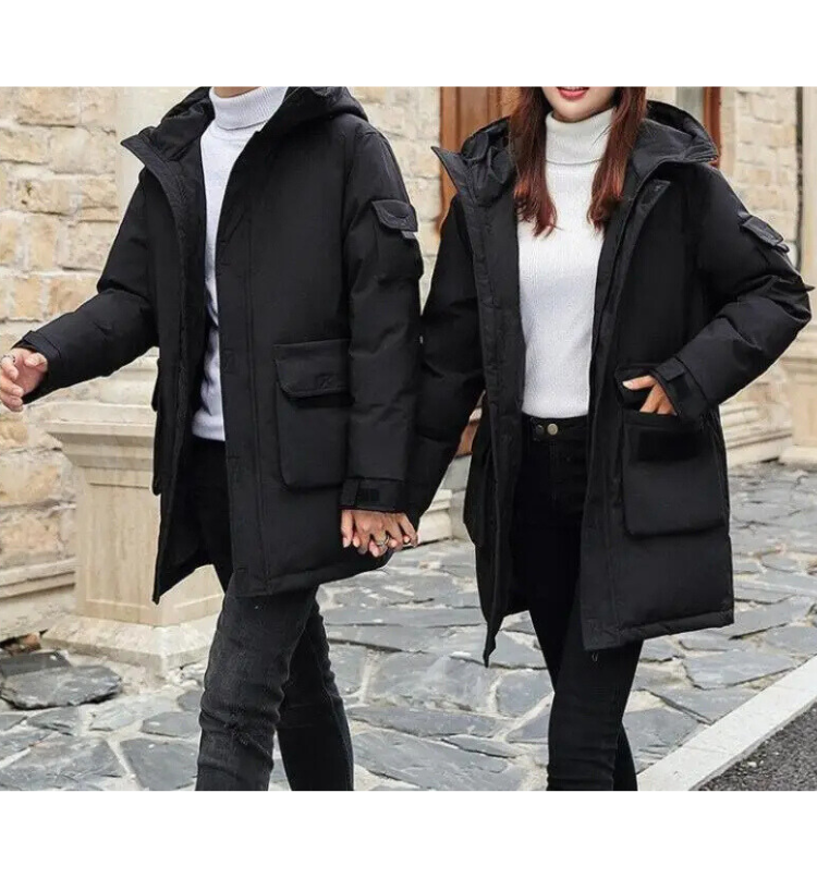 Krohn-e | delige winterparka set - isolierte Jacke mit Kapuze für Damen