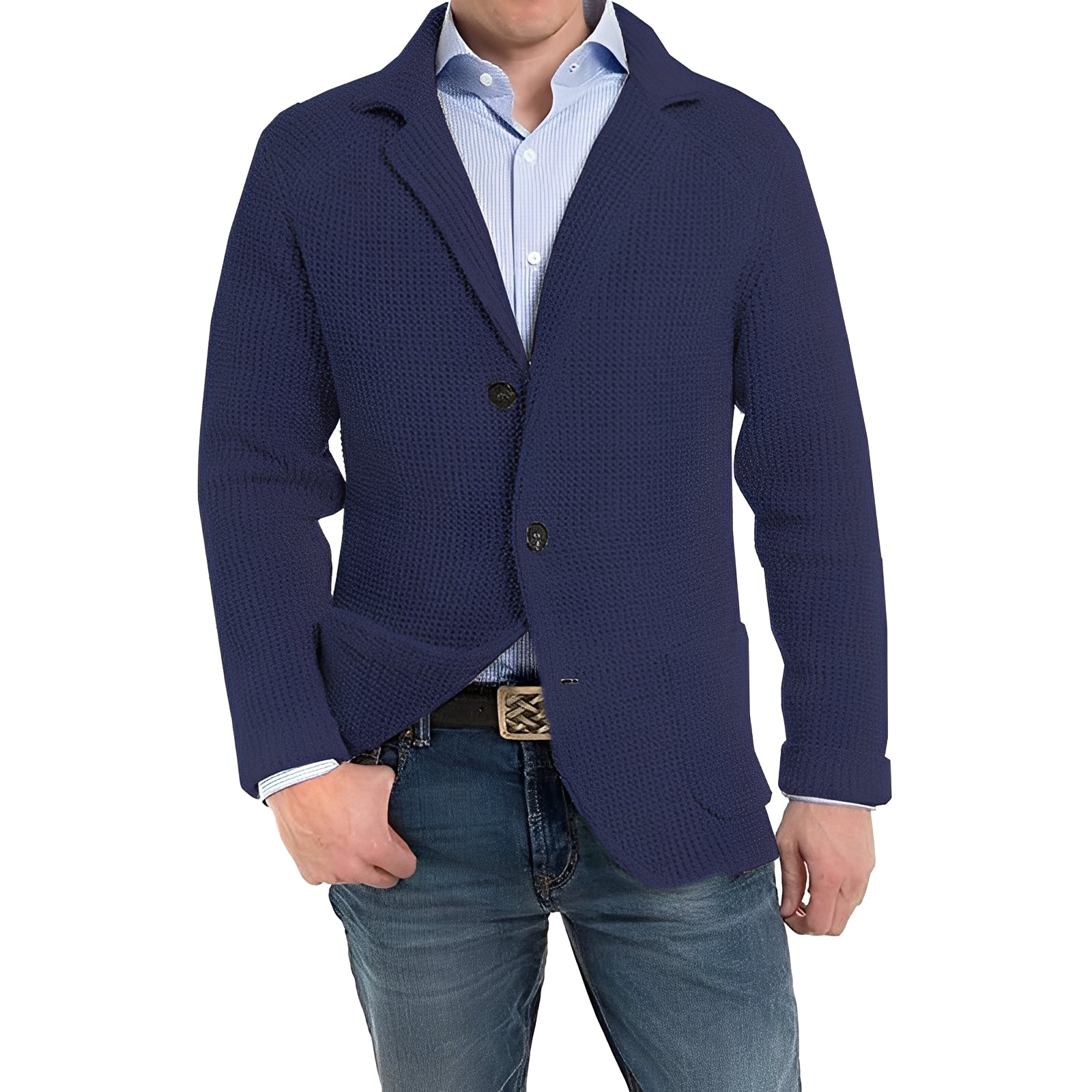 Krohn-e | Elegante Jacke mit Klapptaschen für Männer