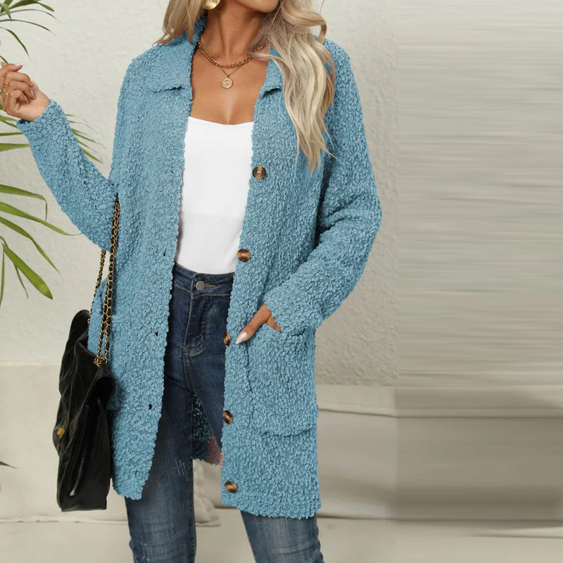 Krohn-e | Einfarbiger Strickjacke