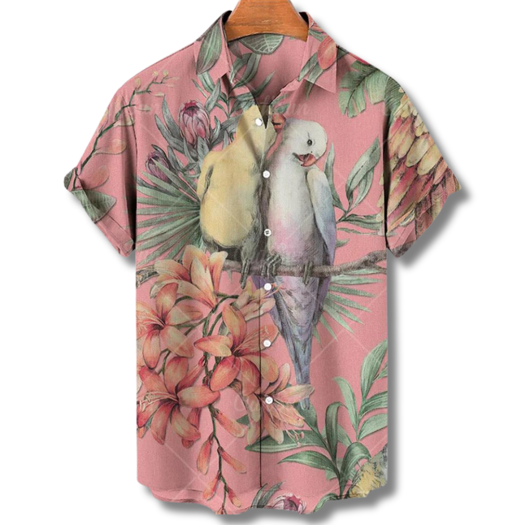 Bequemes Hawaiihemd für Herren