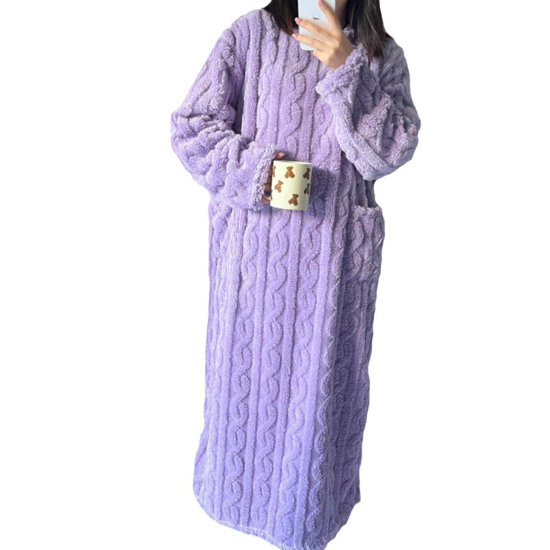 Krohn-e | Winter korallen Samt-Homewear