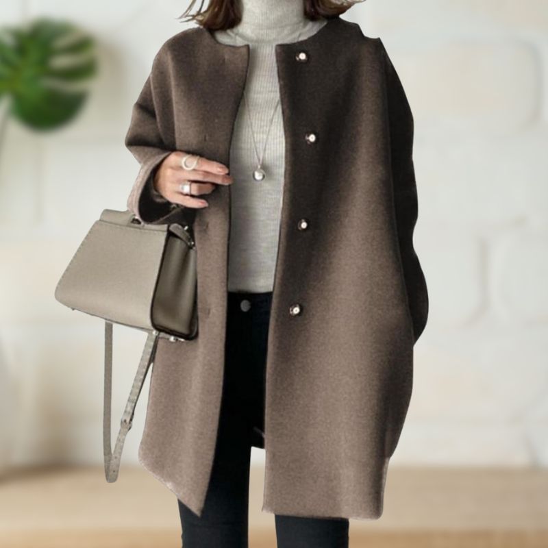 Krohn-e | Minimalistische Wollmantel Elegant und Warm Zeitloses Design