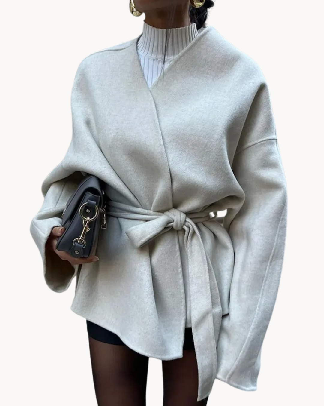 Krohn-e | Taillierte Damenjacke mit Schickem Gürteldesign
