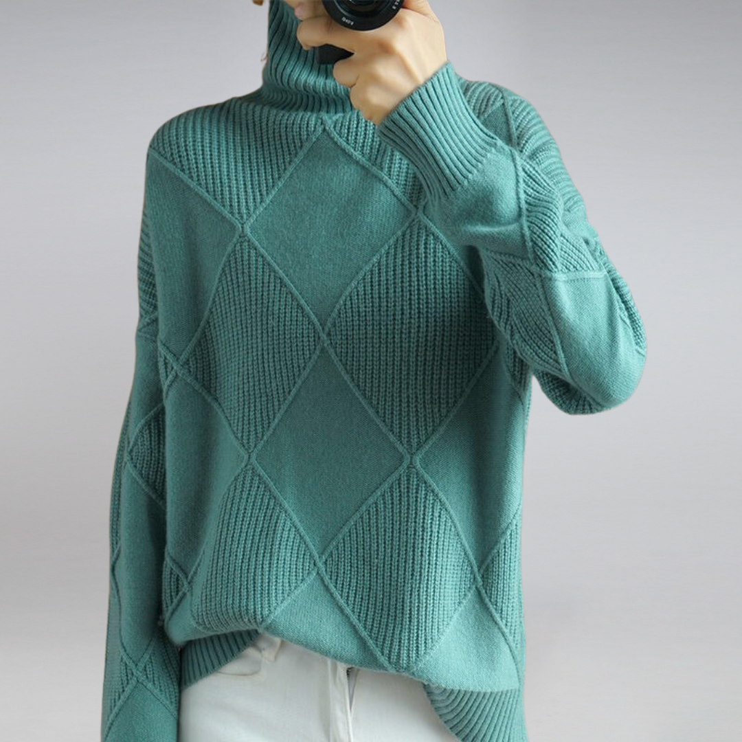 Krohn-e | Couture Rollkragenpullover im Edlen Design