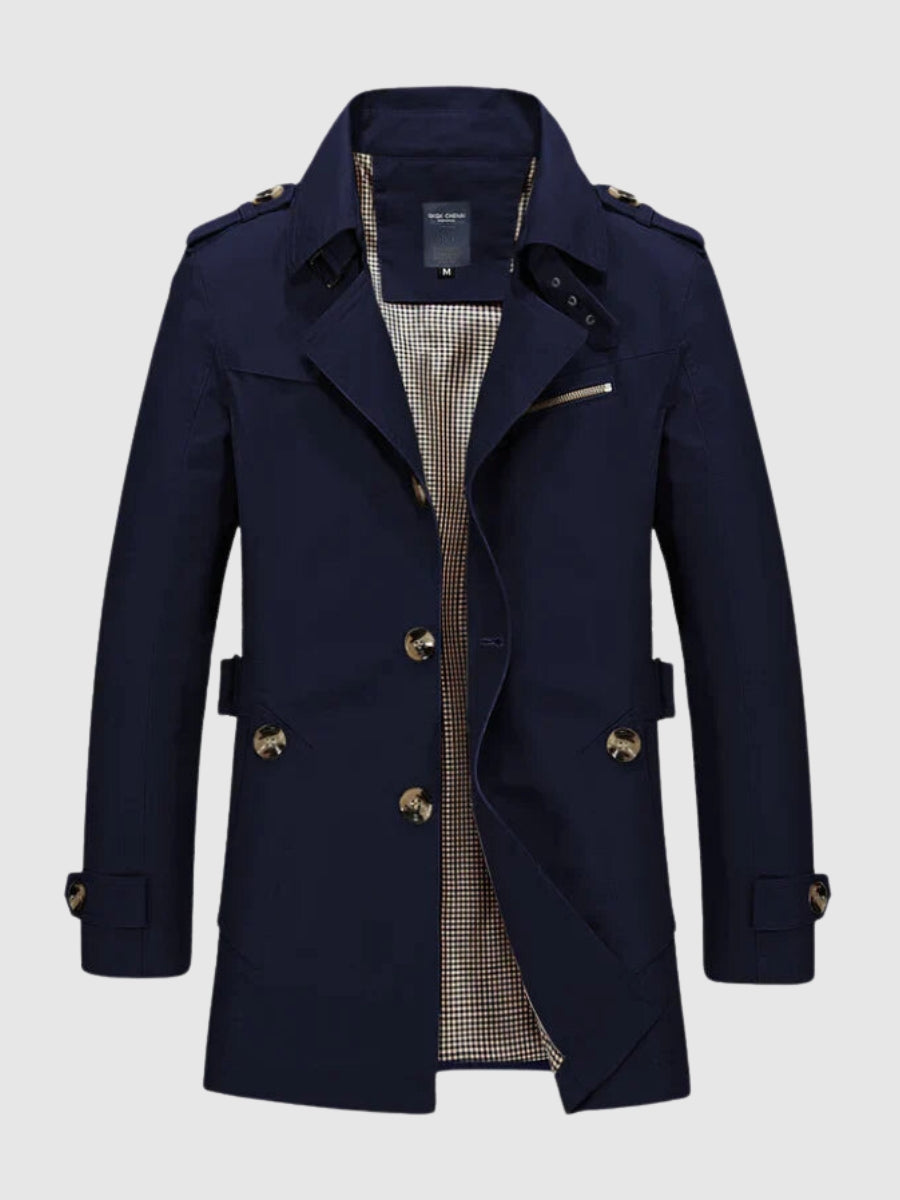 Krohn-e | Elegante Herrenjacke Baumwolle Elegant und Vielseitig