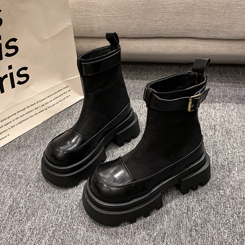 Krohn-e | Plattfürm Stiefeletten für Frauen