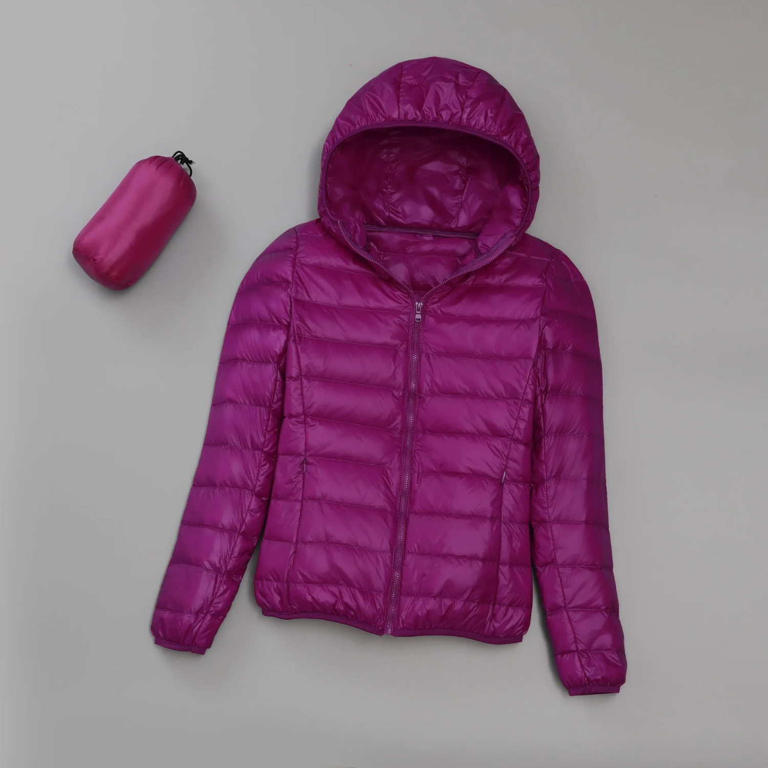 Krohn-e | Jacke - Leichtes Packbares - Ge Quiltetes Isoliertes Kapuzen Design