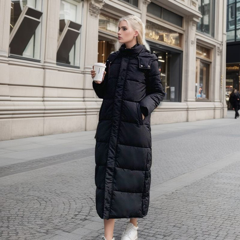 Krohn-e | Lange und stylische Daunenjacke für Frauen