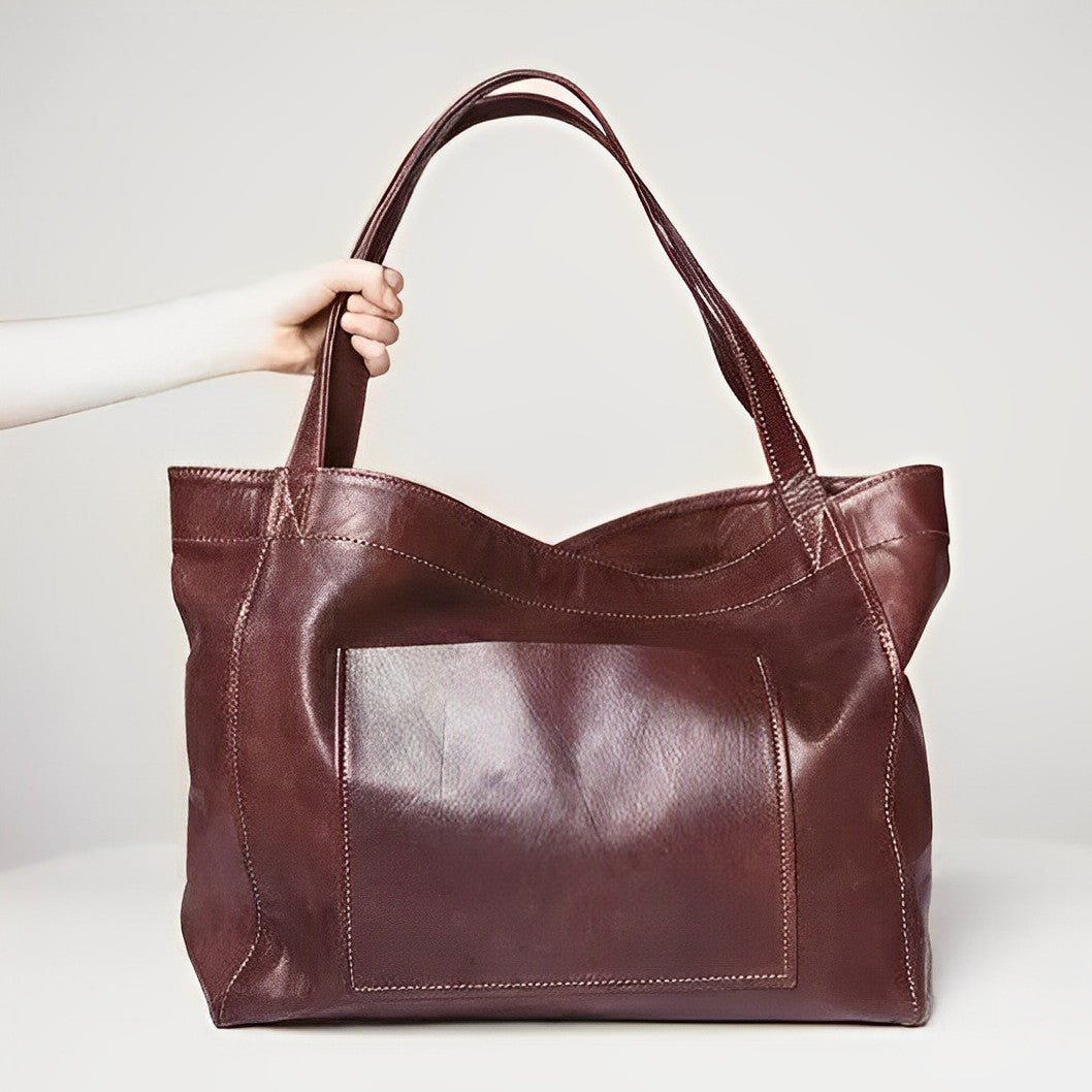 Graciela: Vintage Leder Schultertasche