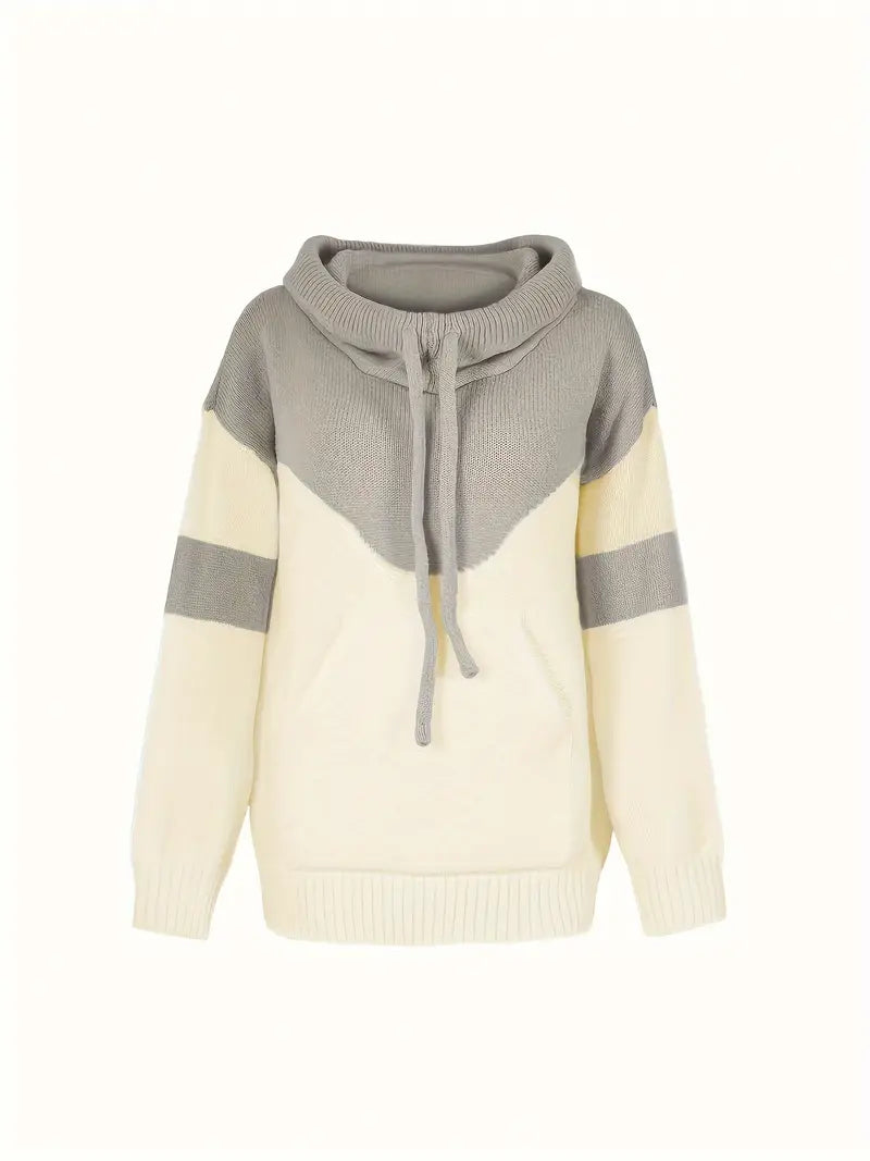 Ashley – entspannter Pullover mit Farbblock-Design