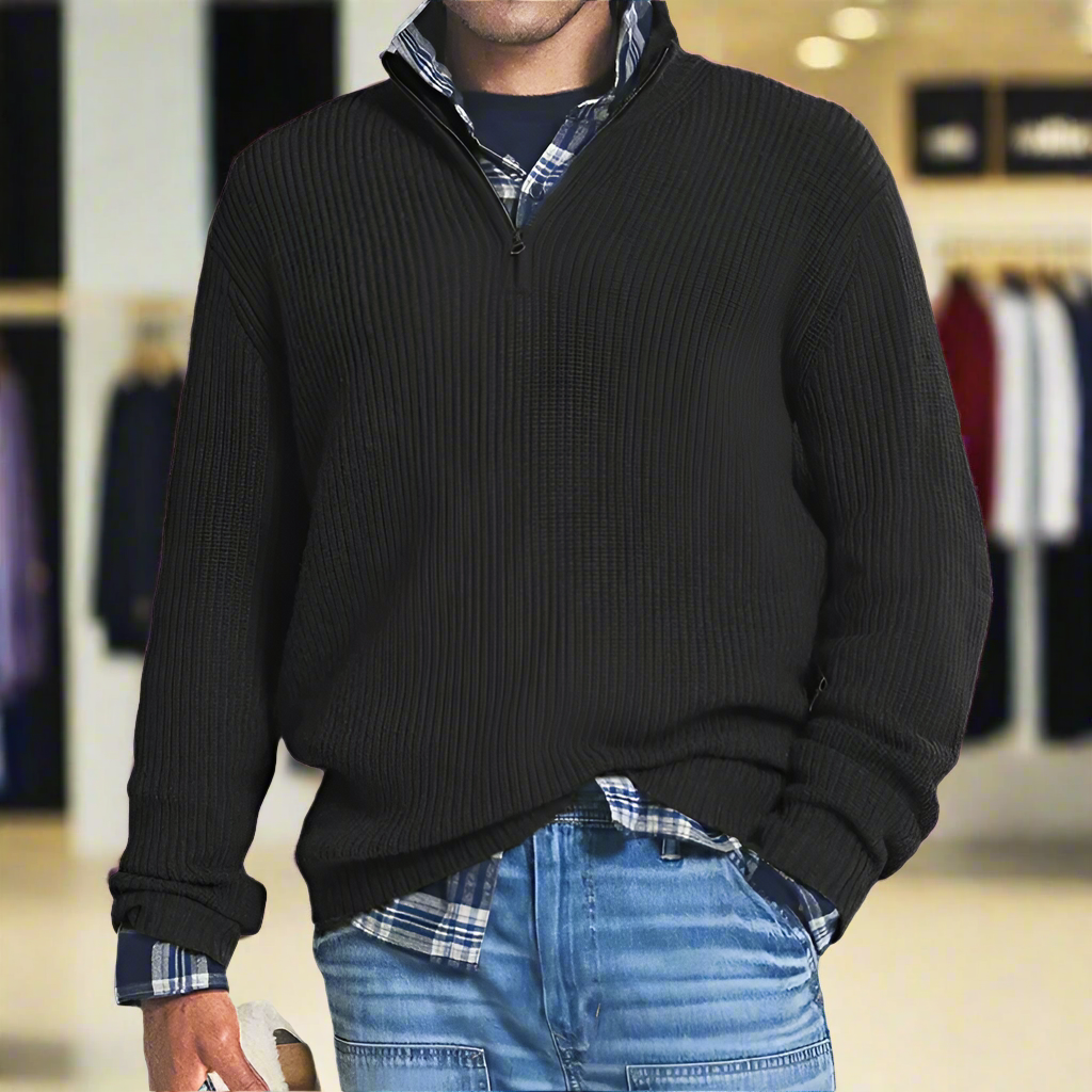 Fudus Reißverschluss-Pullover zum Wärmen