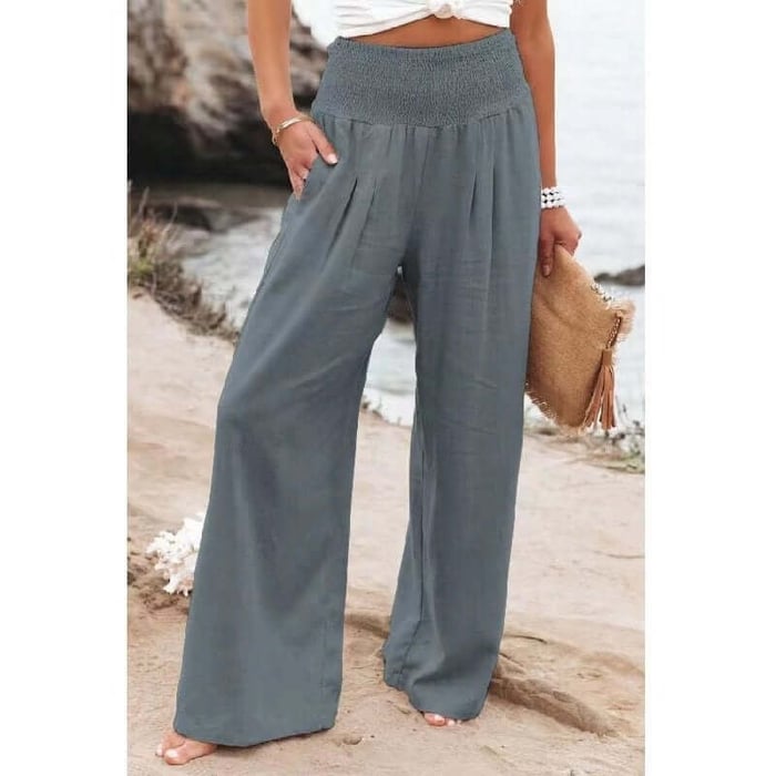 Quinley Leinenhose mit Stretchanteil