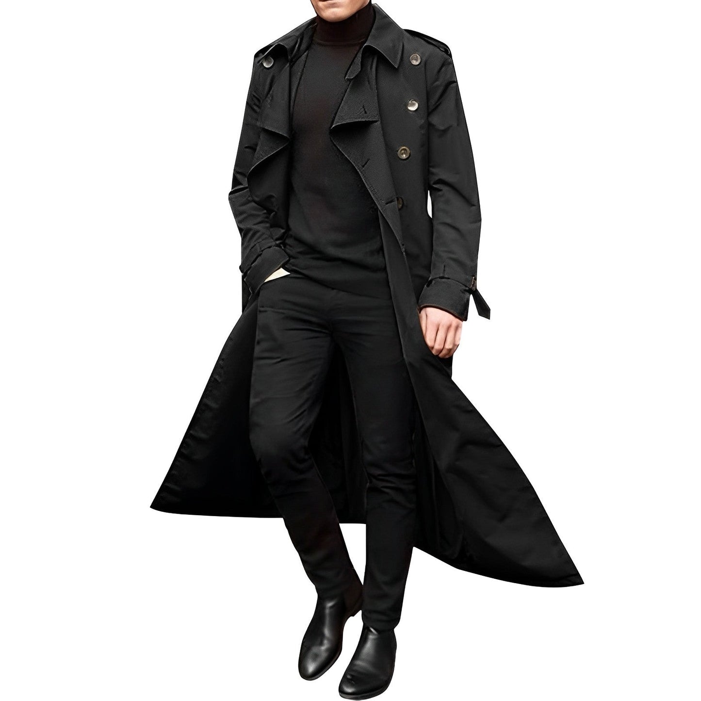 Herren-Trenchcoat Xavior – Klassisch und lang