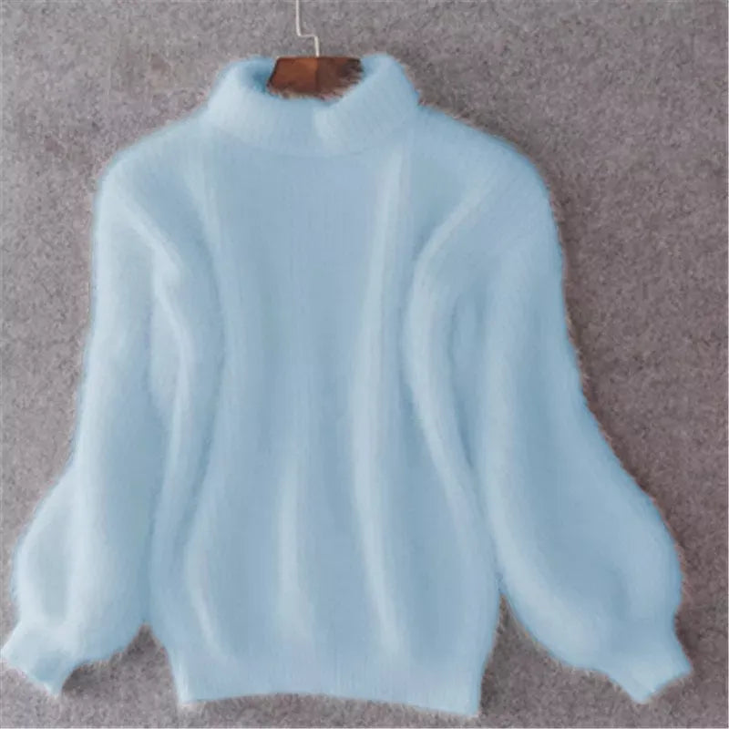 Krohn-e | Teddy Damenpullover mit Kragen und Langen Ärmeln