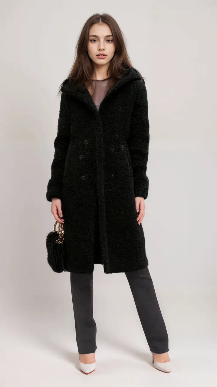 Krohn-e | Teddyjacke mit Kuscheliger Struktur