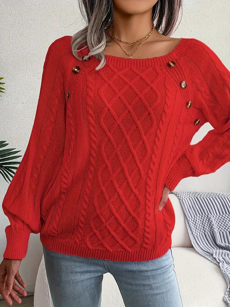 Natalie: Relaxed Crew Neck Pullover