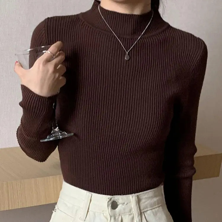 Krohn-e | gerippter Wollpullover für Damen