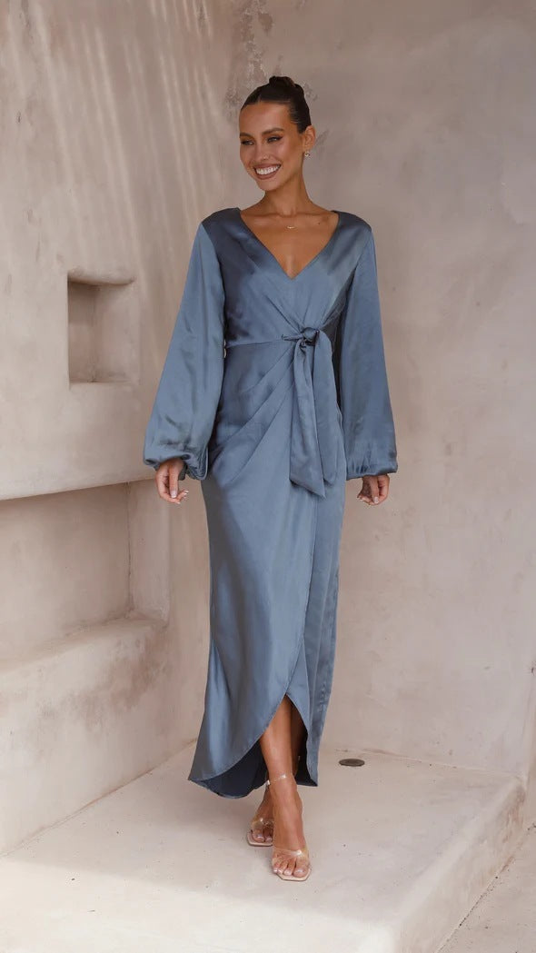 Fudus Laternenärmel-Kleid