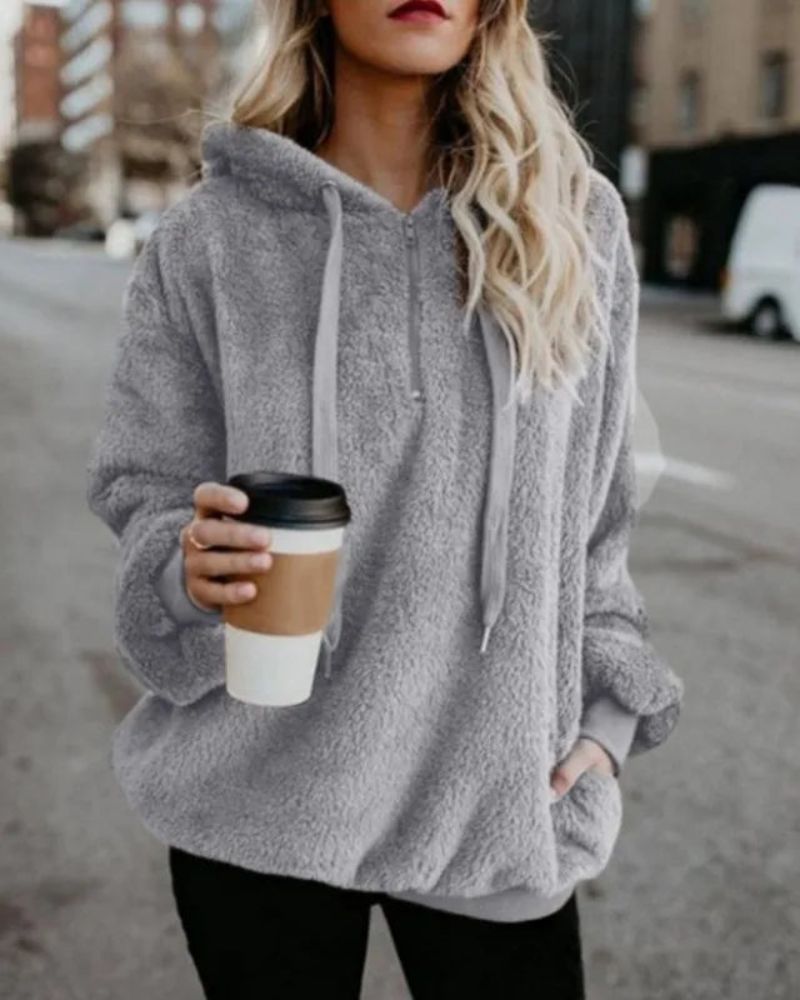 Krohn-e | Übergroßer und Bequemer Fleece-Pullover