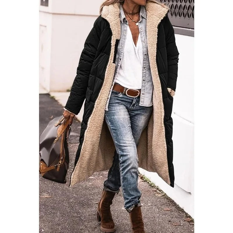 Krohn-e | Warme Damen Winterjacke mit Weicher Fütterung