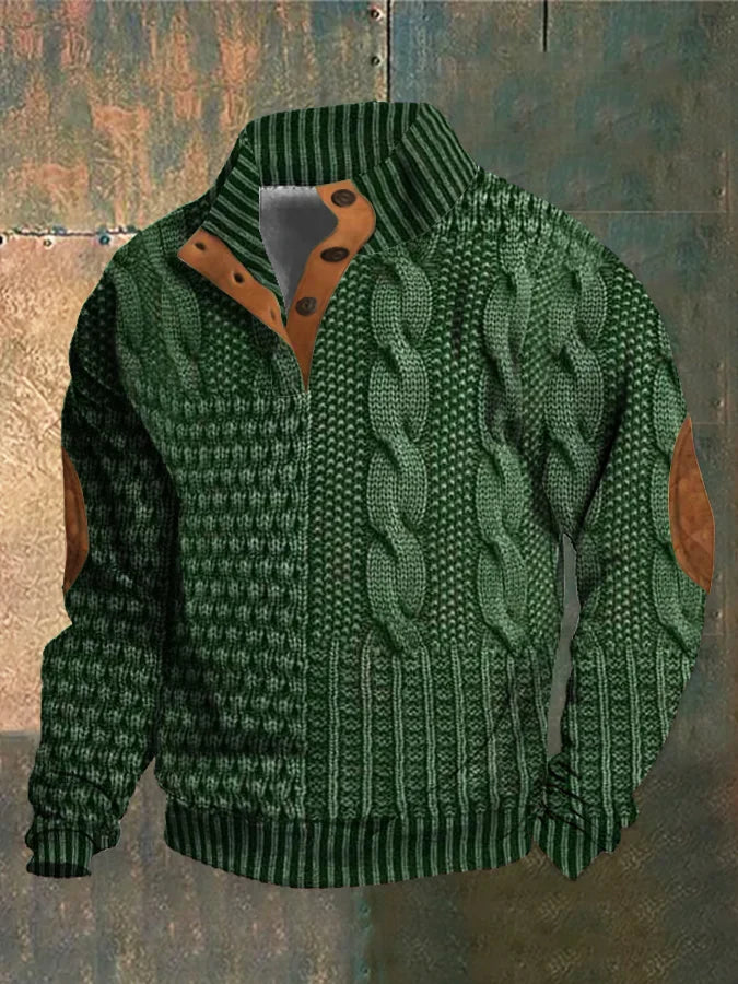 Herrenpullover Nilo: Modernes Strickdesign