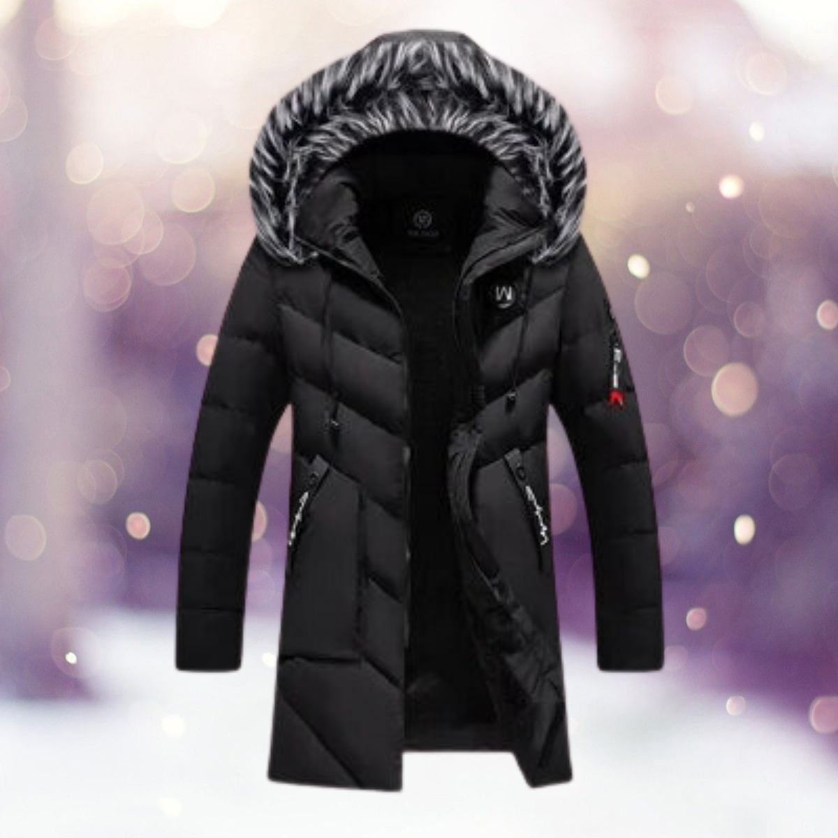 Krohn-e | Parka Jack - stilvolle isolierte Damen Außenjacke mit Kunstpelzkapuze
