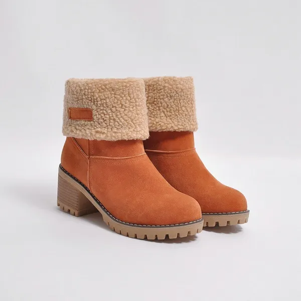 Krohn-e | Winter-Mid-Tube-Zwei-Trage-Schnee-Stiefel