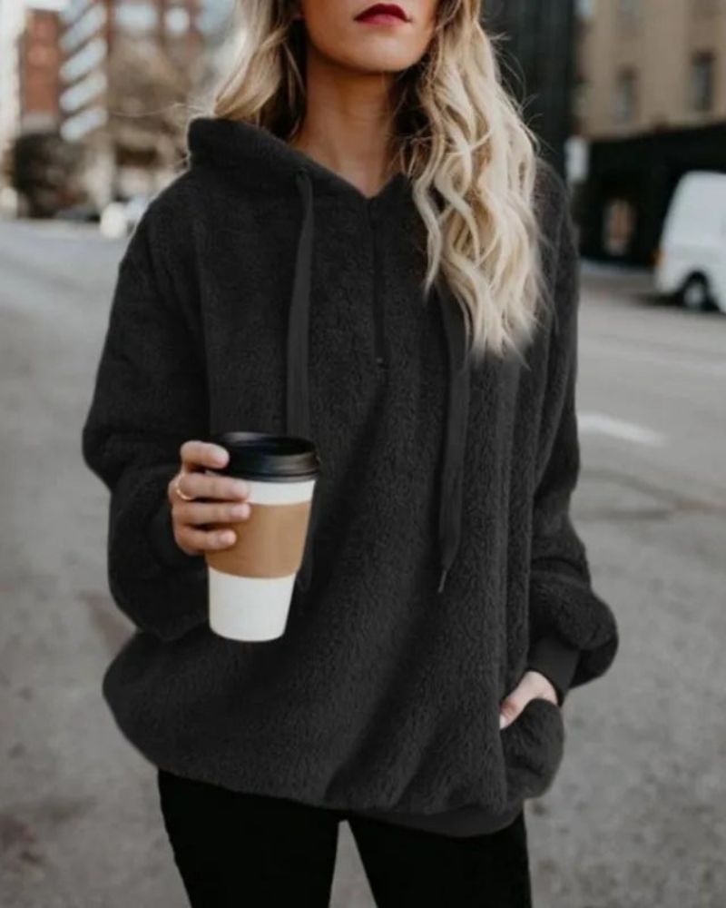 Krohn-e | Übergroßer und Bequemer Fleece-Pullover
