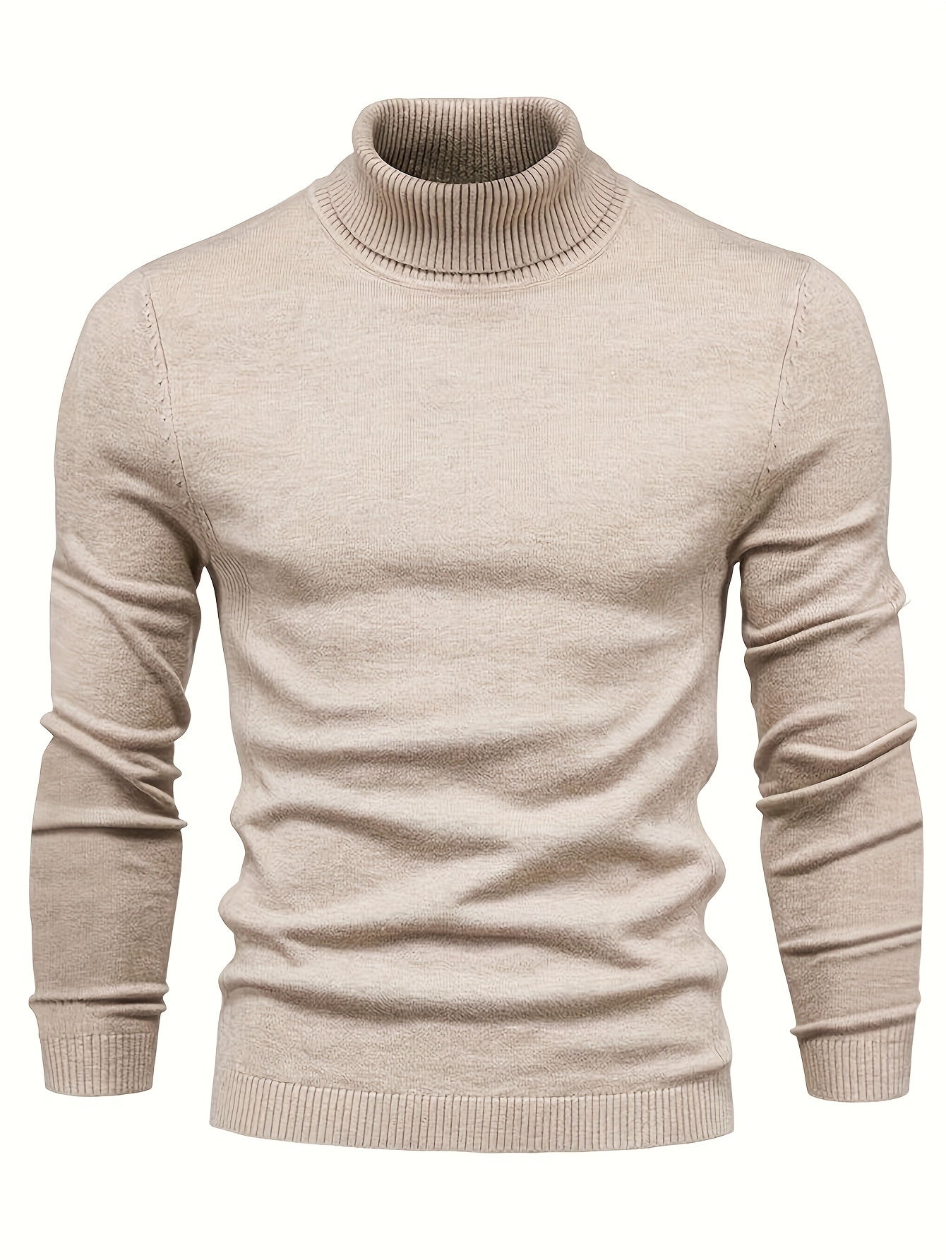 Krohn-e | Klassischer Rollkragenpullover Weich und Stilvoll Wollmischung