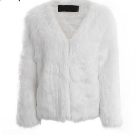 Damen Luxuriöse Kunstfelljacke mit weichem Innenfutter Krohn-e