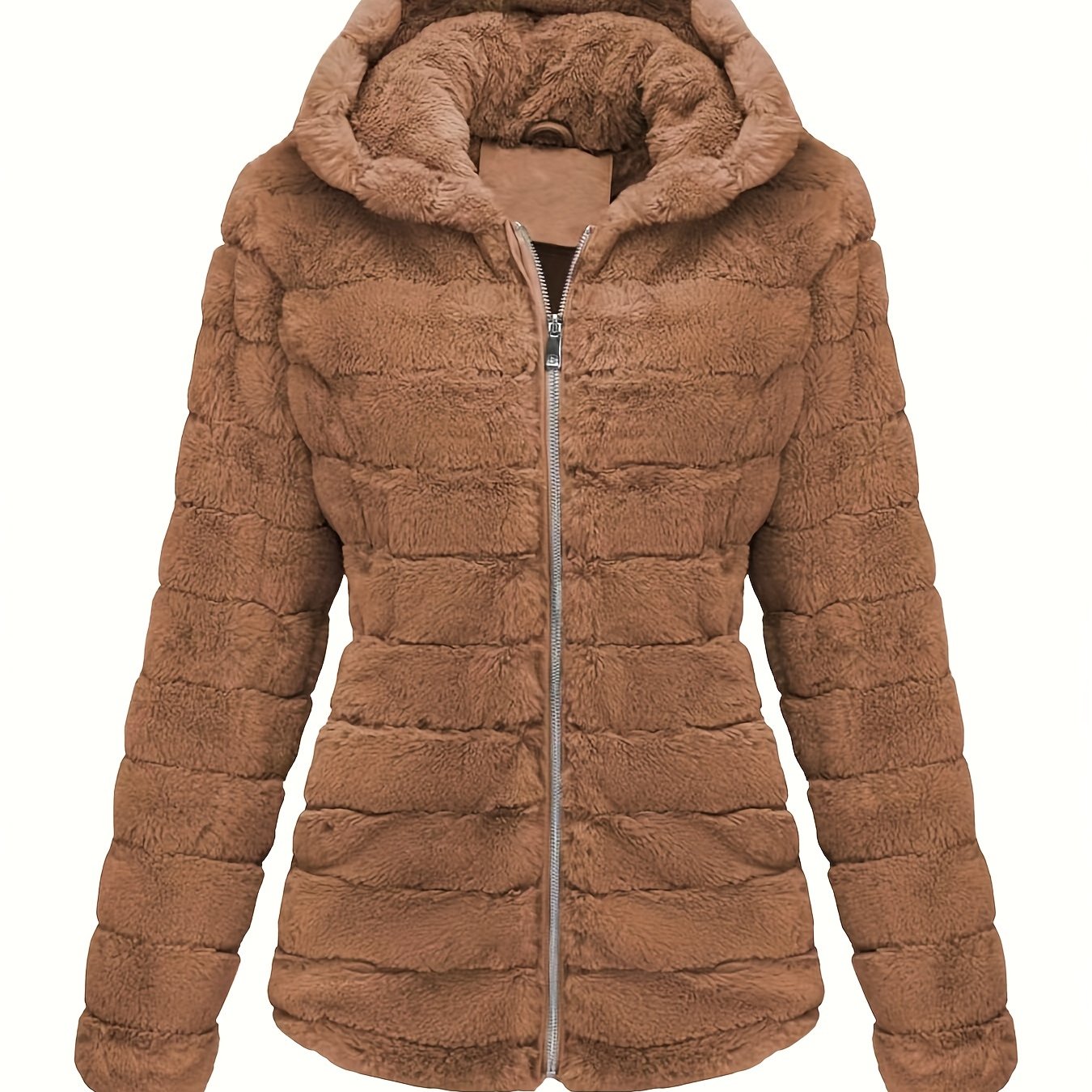 Krohn-e | Eleganter Teddy-Mantel In Einfarbig